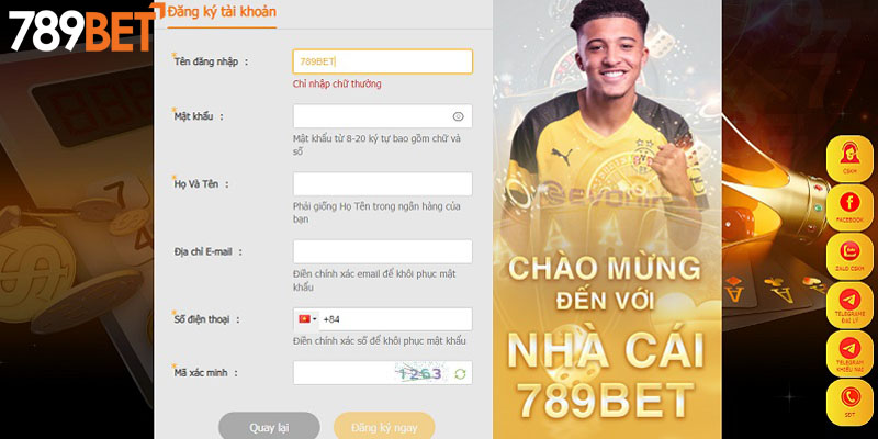 Tạo account cực nhanh chỉ sau 3 bước đơn giản
